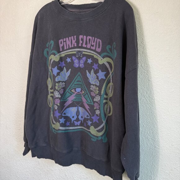American Eagle Pink Floyd Black Graphic Sweatshirt \\ Size Large // Super Cozy - Picture 4 of 9